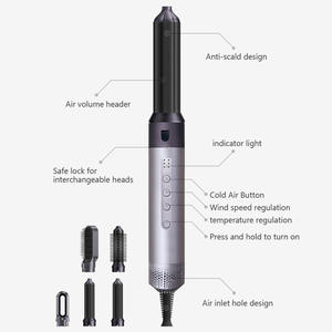 High Speed <b>5</b> <b>In</b> <b>1</b> Ionic High Speed Hair Dryer Brush Blow Dryer <b>Hot</b> <b>Air</b> Brush Fluffy Hair Styling Tools Hair Dryer <b>Air</b> <b>Styler</b> - Product Image 4