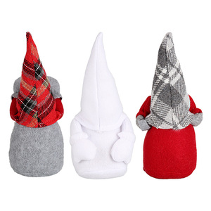 Pequeño terciopelo duende enano sin rostro Ragdoll adornos navideños decoraciones de Año Nuevo en forma de Gnomo - Product Image 4