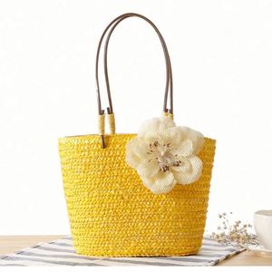 Sac à main tressé coloré torsadé pour femme, sac de plage à bandoulière, vente en gros - Product Image 3