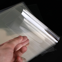 Rouleau de film PET transparent de 0,45 mm, plastique transparent, résistant aux hautes températures, brillant, emballage, impression, service de découpe sur mesure