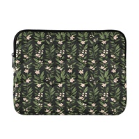 Housse pour ordinateur portable matelassée de 13 et 14 pouces, imprimé fleurs d'Hawaï, housse pour ordinateur portable, sac pour tablette