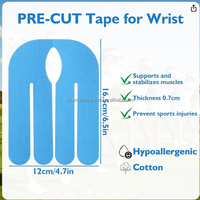 Bracelet élastique 95% coton + élasthanne, adhésif imperméable, respectueux de la peau, non toxique, protection sportive unisexe