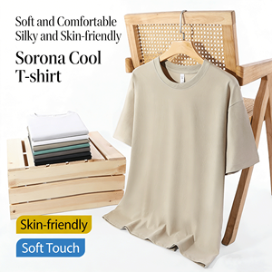 Maglietta Estiva da <span class=keywords><strong>Uomo</strong></span> 220g Ice Touch Sorona, Collo Tondo, Manica Corta, Vendita all'Ingrosso, Stile Casual Ampio, Tinta Unita, Personalizzabile - Product Image 6