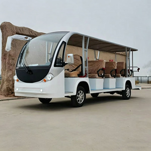 Vehículo Eléctrico Comercial <span class=keywords><strong>de</strong></span> 4 Ruedas para Turismo, Autobús <span class=keywords><strong>de</strong></span> Gran Capacidad para Transporte <span class=keywords><strong>de</strong></span> Turistas en Sitios Turísticos y Aeropuertos - Product Image 4