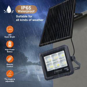 KCD 12v <span class=keywords><strong>DC</strong></span> IP66 Super luminoso proiettore solare 2400lm 100w 200w 300w 500w 600w <span class=keywords><strong>LED</strong></span> luci di inondazione ricaricabili all'aperto solare - Product Image 2