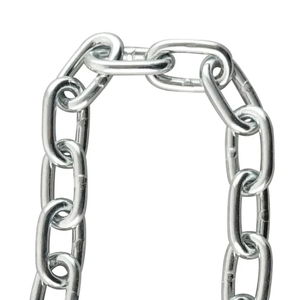 Cadena de eslabones largos de acero inoxidable pulido alto estándar australiano con estructura soldada con acabado de zinc para fines de arrastre - Product Image 6