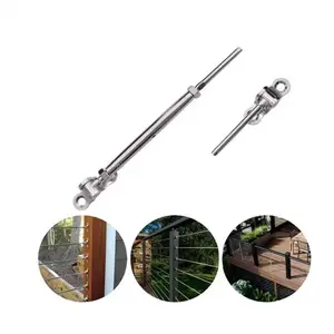 Staircase Wire Rope Balustrade Handrail Cable Railing Components Turnbuckle