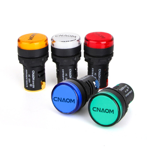 Bán buôn rẻ hơn AC DC 6V/12V/24v36v/48V AD16-22 Bảng điều chỉnh gắn kết thiết bị tín hiệu thí điểm đèn chỉ Số đèn LED - Product Image 1