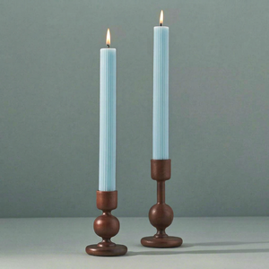 <b>Wooden</b> Candle Holder for Fireplace <b>Mantel</b> and Decorative <b>Shelf</b> Styling - Product Image 1