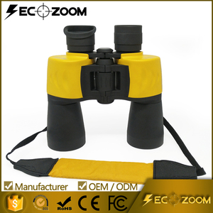 กล้องส่องทางไกล SECOZOOM IPX7 กันน้ำ สีเหลือง 7x50 10x50 แบบ Porro Bak4 Prism พร้อมขาตั้งกล้อง - Product Image 2
