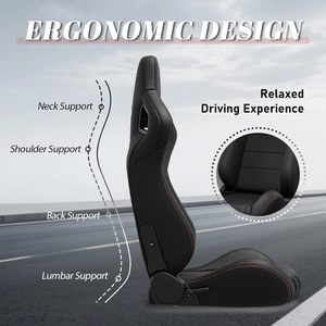 Universal Fit <strong>Automobile</strong> <strong>Seat</strong> Multiple Color Options to Match Your Car's Style <strong>Automobile</strong> <strong>Seat</strong> - Product Image 5
