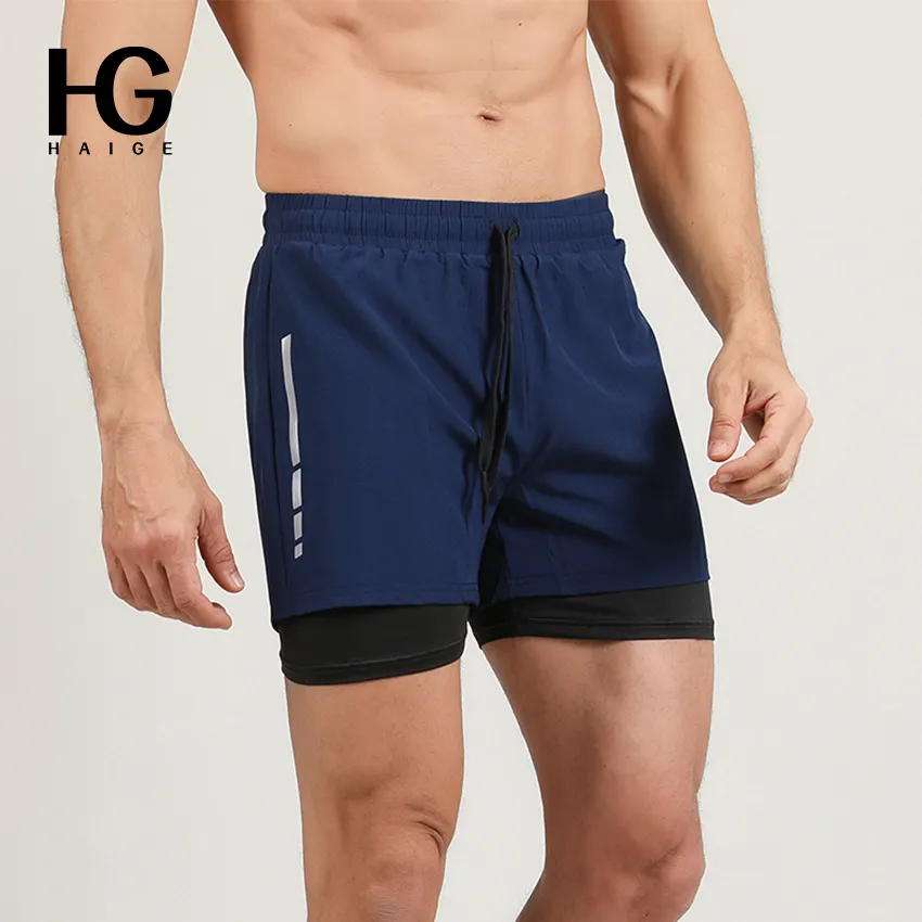 Mesh Shorts Custom Summer Sports Men Pants Fitness Wear Athletic Boxer Mens Workout Shorts 2 In 1 Shorts For Men