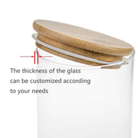 Ensemble de bocaux en verre borosilicate pour la cuisine, outils de rangement pour la maison et la cuisine, directement de l'usine