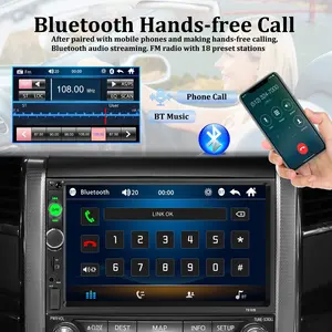 Goedkoopste Prijs 7010b Autoradio Met Apple/Android Mirror Link Bluetooth Fm