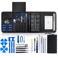 Kit d'outils multifonctionnel 89-en-1 en acier au chrome-vanadium avec embouts multiples pour démontage manuel de montres et horloges, tournevis portable