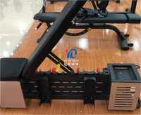 YG FITNESS YG-AS017 Banc de musculation réglable avec boîte à haltères et rangement pour accessoires, boîte d'entraînement multifonctionnelle pour salle de sport
