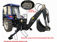 Traktor Pertanian Multiguna ANON Berkualitas Tinggi 50hp 4x4wd untuk Membajak dan Memuat dengan Loader