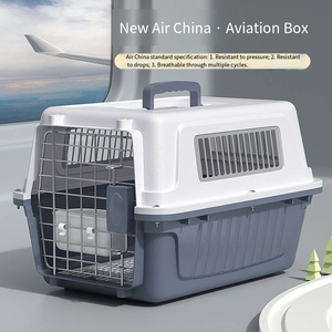 Portable compagnie aérienne approuvé chenil <span class=keywords><strong>pour</strong></span> animaux de compagnie chats voyage Cage <span class=keywords><strong>voiture</strong></span> voyage vétérinaire visite chiens transporteur caisse extérieur chenil <span class=keywords><strong>chien</strong></span> transporteur - Product Image 2