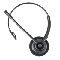 Headset Nirkabel Peredam Kebisingan Satu Telinga dengan Mikrofon untuk Bekerja