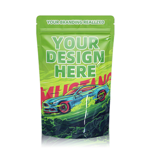 Custom Gravure Printed Moisture Proof Food Packaging Mylar <b>Bags</b> Resealable Zipper Stand up Pouch with Window - Product Image 2