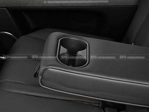 ฝาครอบที่วางแก้วน้ำเบาะหลังคาร์บอนไฟเบอร์แบบแห้ง พรีเมียม สำหรับ Hyundai Ioniq 5 ปี 22-25 แบบติดตั้ง  อัพเกรดภายในที่วางแขนด้านหลัง - Product Image 2