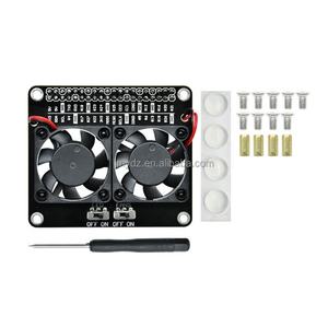 Placa de Expansión con Doble Ventilador para Raspberry Pi 5/4B, con Refrigeración Activa y Luz Ambiental LED - Product Image 6