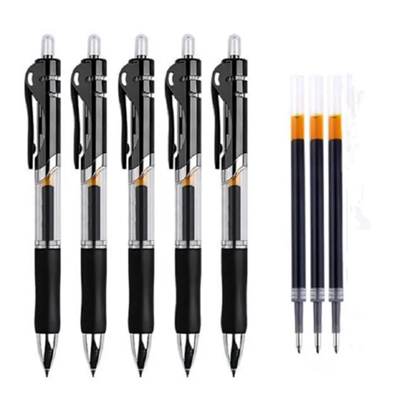 Promotional Gel Pen Set Custom Logo Plastic High Quality School Office Gel Ink Pen for Office School Home Work