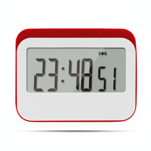 เครื่องจับเวลาในครัวแบบดิจิตอลอัจฉริยะ จอแสดงผล LCD ระบบควบคุมแบบสัมผัส ดีไซน์ทรงสี่เหลี่ยมพลาสติก ใช้งานง่าย นาฬิกานับถอยหลังสำหรับการทำอาหาร - Product Image 1