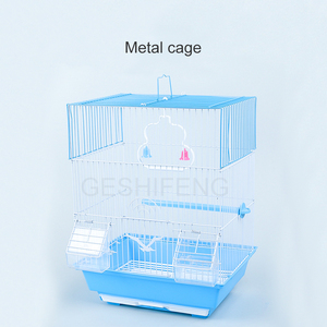 Kandang Burung Kawat Besi Berkualitas Tinggi untuk Burung Beo Merpati Desain Populer Rumah Burung Logam Lipat Cocok untuk Tempat Makan - Product Image 5