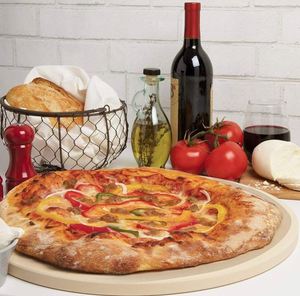 <span class=keywords><strong>Pierre</strong></span> à pizza avec poignée rectangulaire de 12 pouces, pierres résistantes au feu pour <span class=keywords><strong>boulanger</strong></span>, surface lisse, grilles de 25 cm - Product Image 2