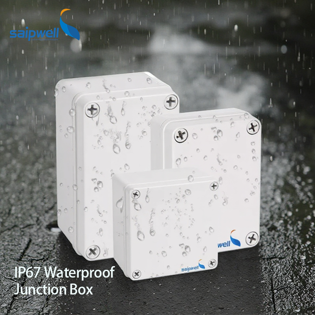 IP66/IP67 ABS PC Waterproof Electrical Junction Box Switch Box Plastic Terminal Box Outdoor Transparency Cover Enclosure