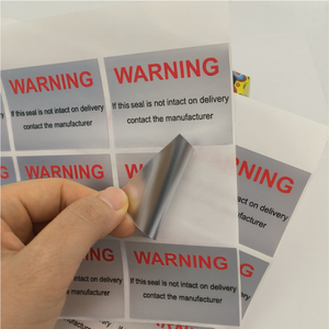 <strong>Custom</strong> Tamper Evident Warranty Adhesive Sticker Void <strong>Security</strong> Anti Counterfeiting Packaging <strong>Label</strong> Waterproof Warning Stickers - Product Image 2