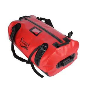 حقيبة قارب مقاومة للماء من البولي يورثين الحراري 1680D شديدة التحمل للتخييم والتجديف بالكاياك