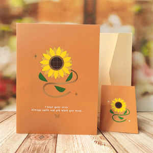 Chizikon Vintage 3D oyma buket kiraz tebrik kartı öğretmenler doğum günü sevgililer günü hediye çiçekler tebrik kartı açılır - Product Image 3