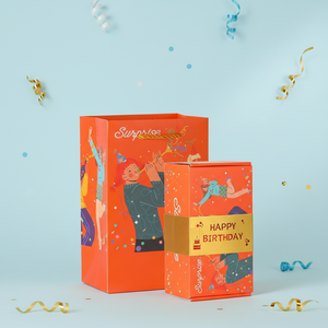 Boîte en papier colorée, Boîte surprise, Boîte cadeau, Boîte mystère, Boîte vide, Boîte à rabat, Sac en papier, Enveloppe <span class=keywords><strong>rouge</strong></span>, Boîte magique, En stock - Product Image 6