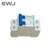 Contacteur de puissance AC MCB 1P 2P 3P 4P 6A 16A 20A 40A 63A AC 230V 400V bouton interrupteur relais thermique disjoncteur Miniature