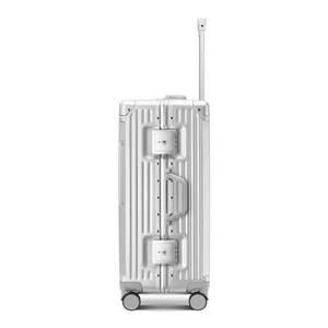 Valise de voyage d'affaires à double fermeture éclair, fabrication de valises, séparation sèche et humide, doublure humide, serrure douanière TSA, chariot en aluminium PC - Product Image 3