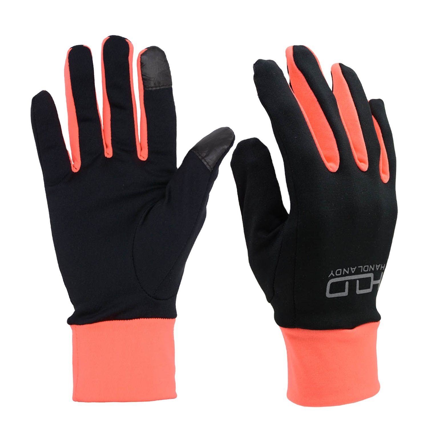 HANDLANDY яркие флуоресцентные цветные водонепроницаемые флисовые с подкладкой сенсорные экраны для бега мотоцикла спортивные велосипедные перчатки