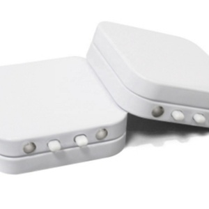 Rectangle Tin <b>Box</b> Metal Storage Container With Lid Silver Color - Product Image 2