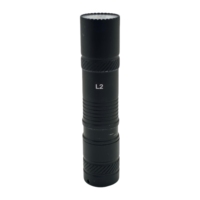Lampe torche LED rechargeable USB 750LM 750mAh, portée 115m, étanche IP65, faisceau réglable, 4 modes, 7000K, stroboscope puissant, vente en gros