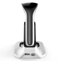 Lector de Códigos de Barras QR de Bajo Precio y Alto Rendimiento, Interfaz USB, Escáner de Códigos de Barras Portátil de 2.4G para Punto de Venta, Supermercado, Almacén