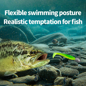 Chilent mềm câu cá thu hút giả giòi 35/60/70mm 1.5-5g nhân tạo giữa và dưới lớp nước Mồi Câu Cá hấp dẫn thực phẩm - Product Image 4