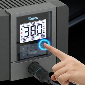 Stazioni dissaldanti per rilavorazione intelligenti originali TS1200A <span class=keywords><strong>120W</strong></span> stazione di saldatura per utensili senza piombo a riscaldamento rapido su Quick