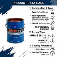 Revêtement liquide bicomposant époxy Wolong pour coques de navires et surfaces durcies exclusivement en acier, idéal pour les pipelines souterrains