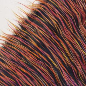 Autunno inverno moda calda casa produttore tessile <span class=keywords><strong>pelliccia</strong></span> sintetica stampata <span class=keywords><strong>arancione</strong></span> rosso nero per cuscino copridivano - Product Image 1