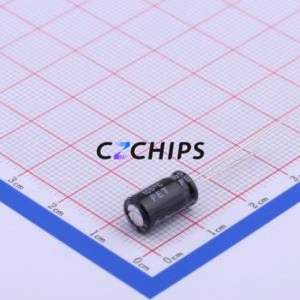 Condensador Electrolítico de Aluminio de Orificio Pasante 25ZLH150MEFC6.3X11, Orificio Pasante, D6.3xL11mm, 150uF, 20%, 25V, 540mA-100kHz - Product Image 2