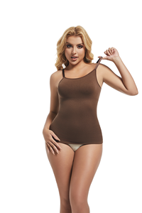 الجملة مصنعين السيدات ملابس داخلية قميص قصير تانك توب محبوك أعلى الخصر تمتد الكبار مشدات أعلى ضيق - Product Image 4