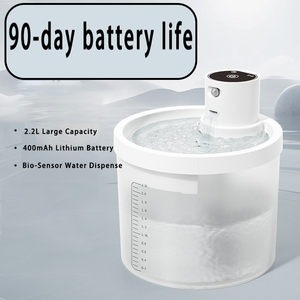 Automatic Self-Filling High-Capacity Wireless Extended Battery Life <strong>Cat</strong> Water Fountain - Product Image 3
