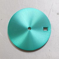 Cadran de montre vierge de style vintage en laiton de 28,5 mm sans luminescence pour mouvement NH35 NH36