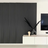 Panneau mural acoustique en bois plaqué MDF PVC, écologique, léger, naturel, pour plafond intérieur, matériau de construction